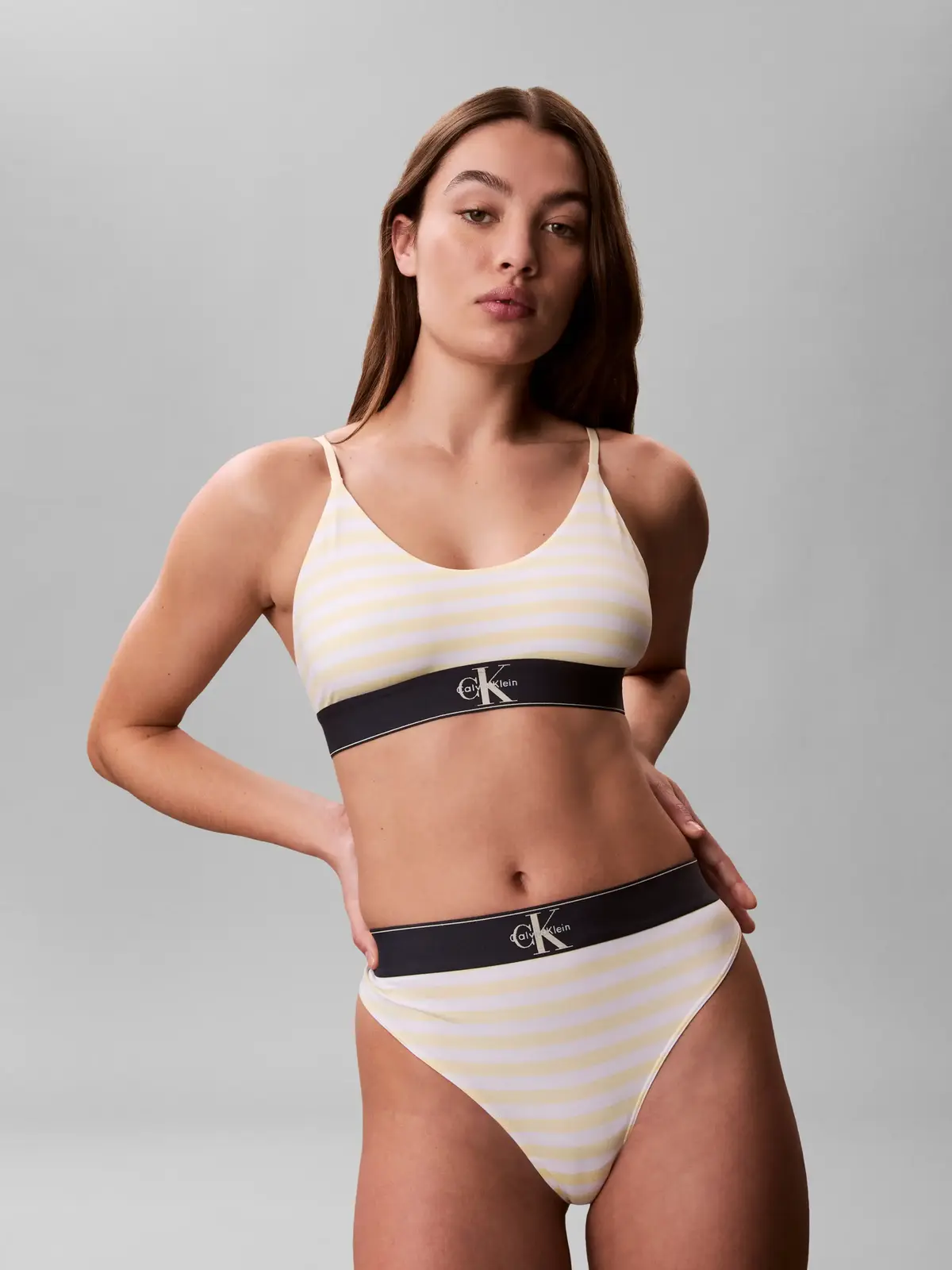 Calvin Klein THONG Sarı Tanga