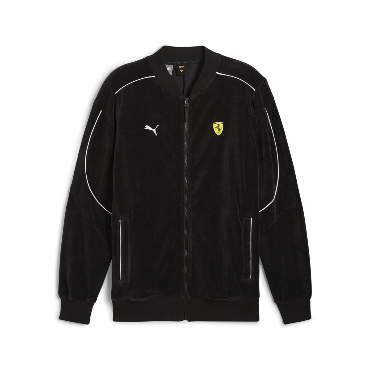 Puma Ferrari Race MT7+ Jacket Siyah Erkek Fermuarlı Ceket