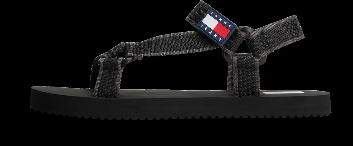 Tommy Hilfiger TJM CASUAL SANDAL, BDS Siyah Erkek Terlik