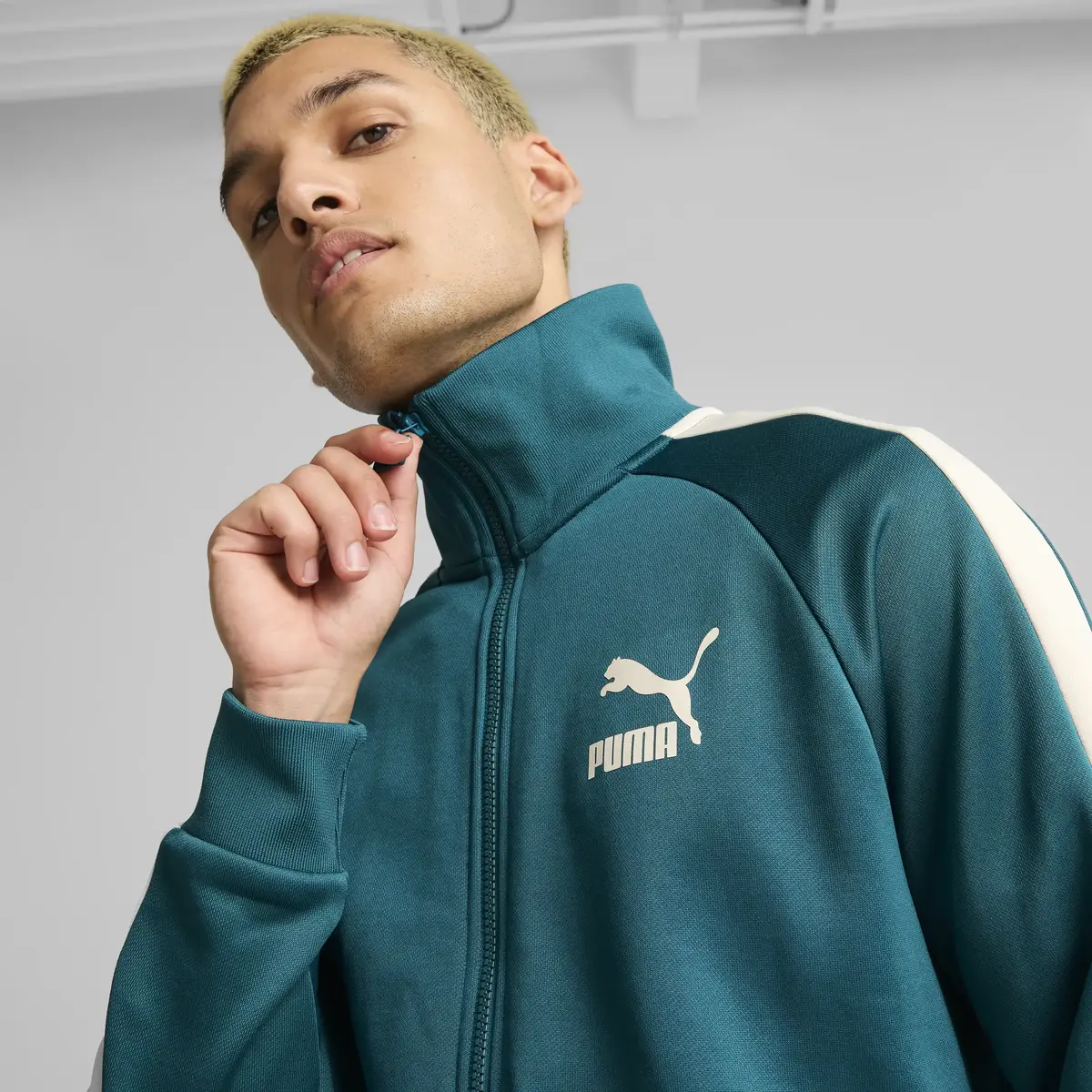 Puma T7 ICONIC Track Jacket Yeşil Erkek Fermuarlı Ceket