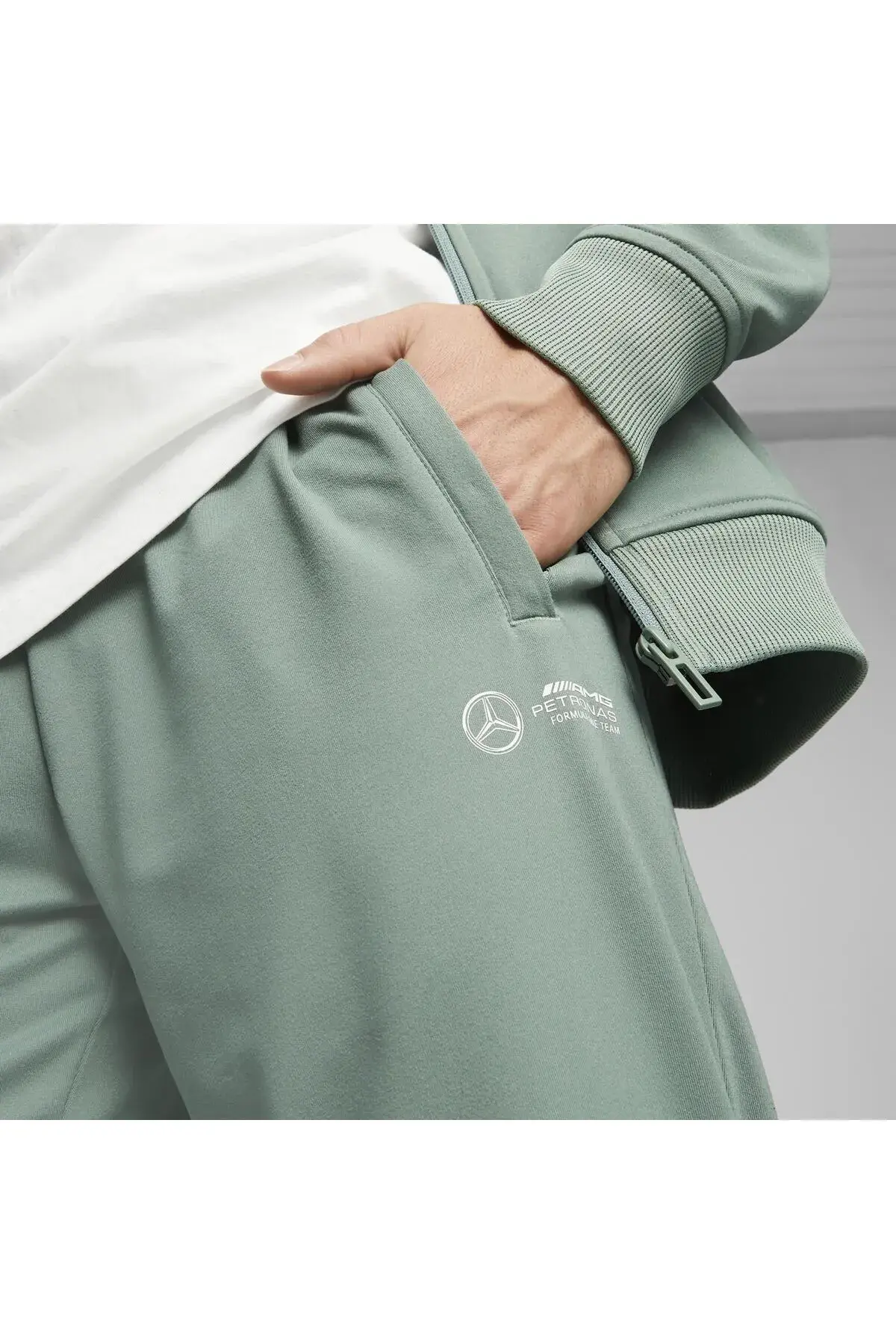 Puma MAPF1 Cloudspun Pants, slim Yeşil Erkek Eşofman Altı