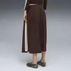 Puma T7 Midi Pleated Skirt Kahverengi Kadın Elbise-Etek