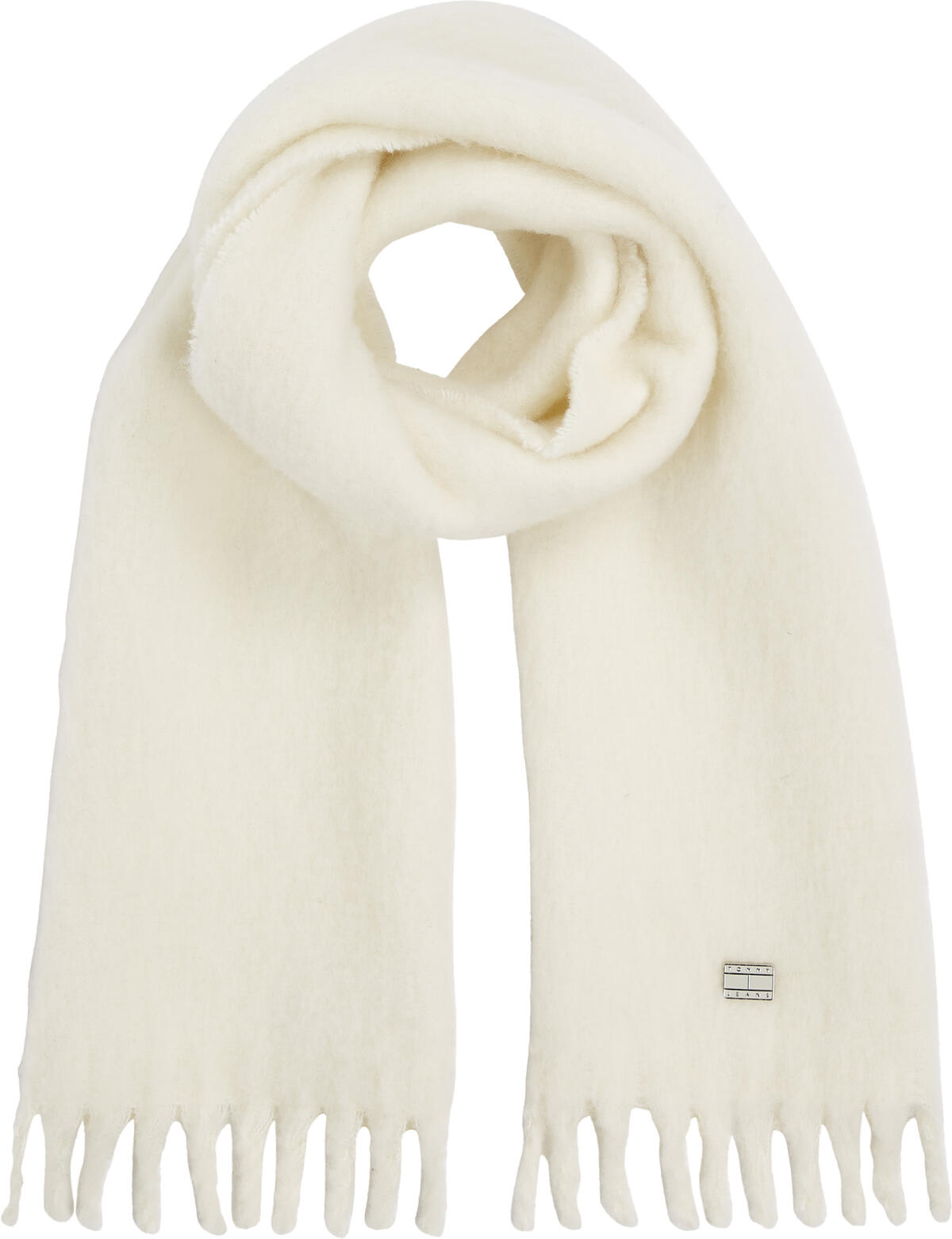 Tommy Hilfiger TJW COSY KNIT SCARF Kadın Krem Atkı