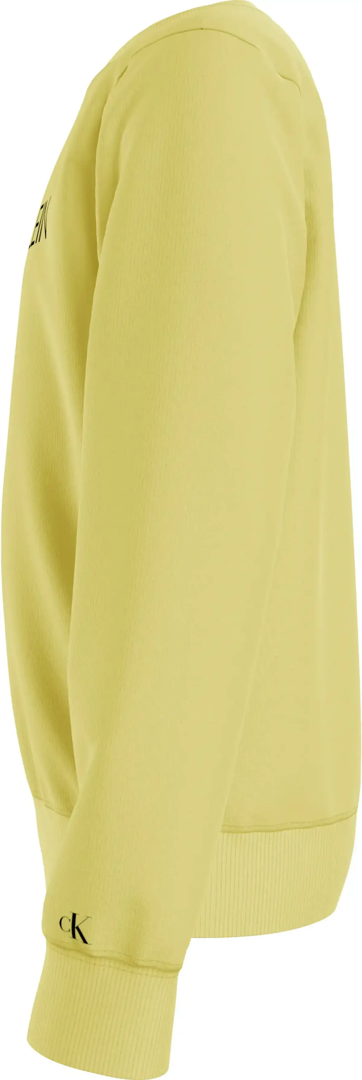 Calvin Klein INSTITUTIONAL LOGO S Erkek Sarı Sweatshirt