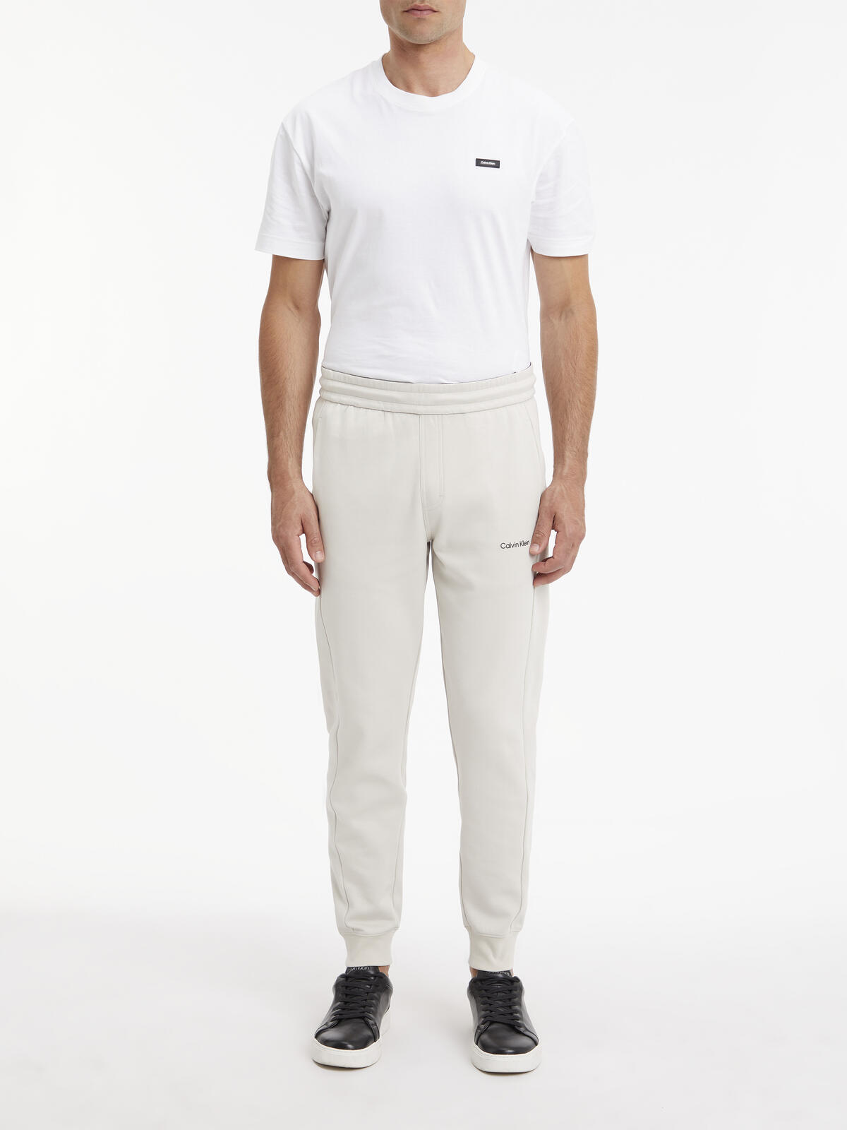 Calvin Klein MICRO LOGO REPREVE J Erkek Krem Eşofman Altı
