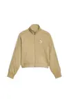 Puma T7 Track Jacket Bej Kadın Fermuarlı Sweatshirt