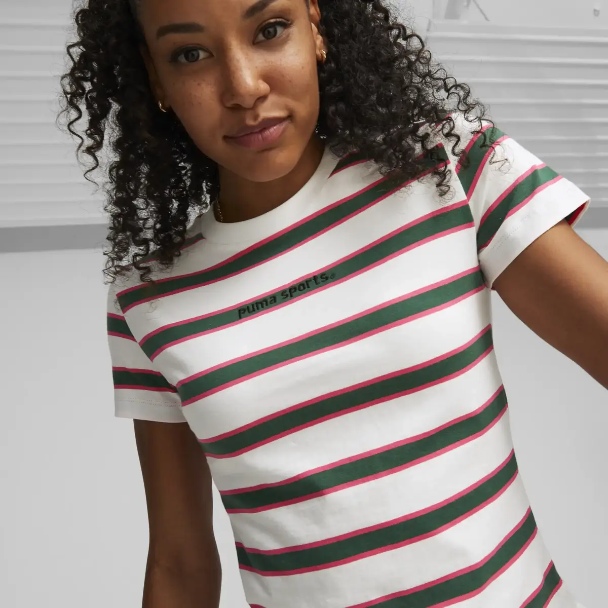 Puma TEAM Tee Beyaz Kadın T-Shirt & Polo