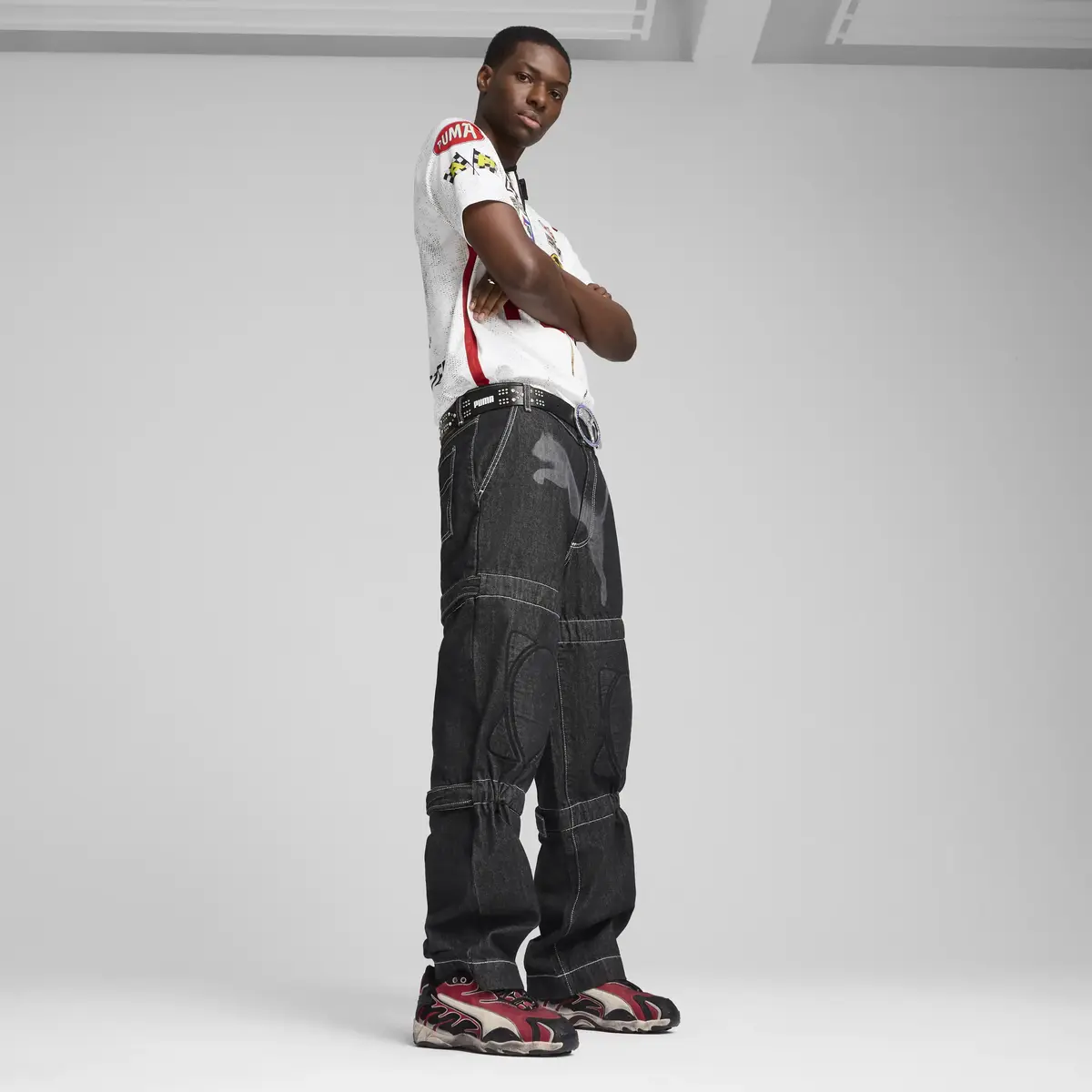 Puma A$AP ROCKY Inhale Distressed Kırmızı Erkek Spor Ayakkabı & Sneaker