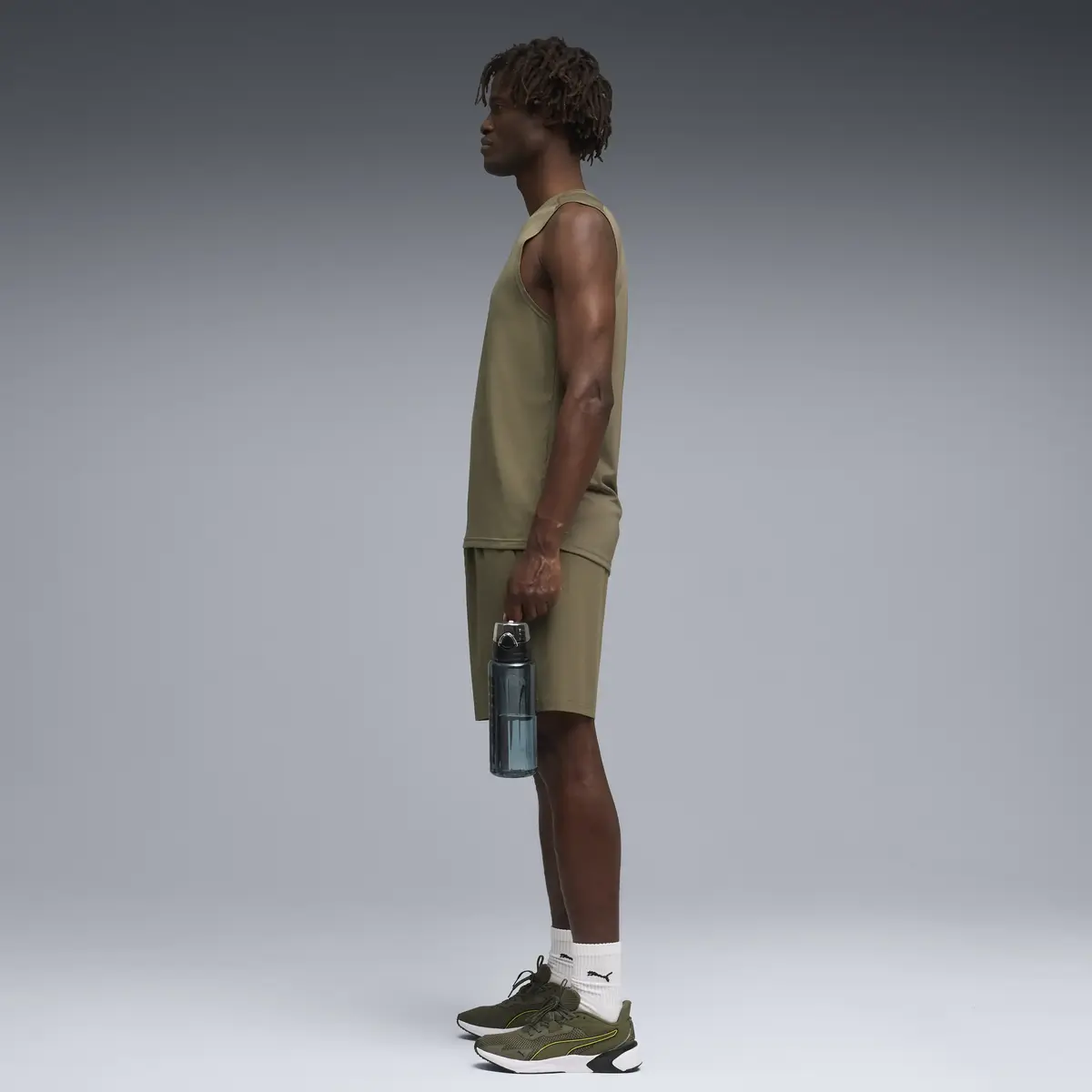 Puma M PWRTRAIN SLEEVELESS TEE Yeşil Erkek T-Shirt & Polo