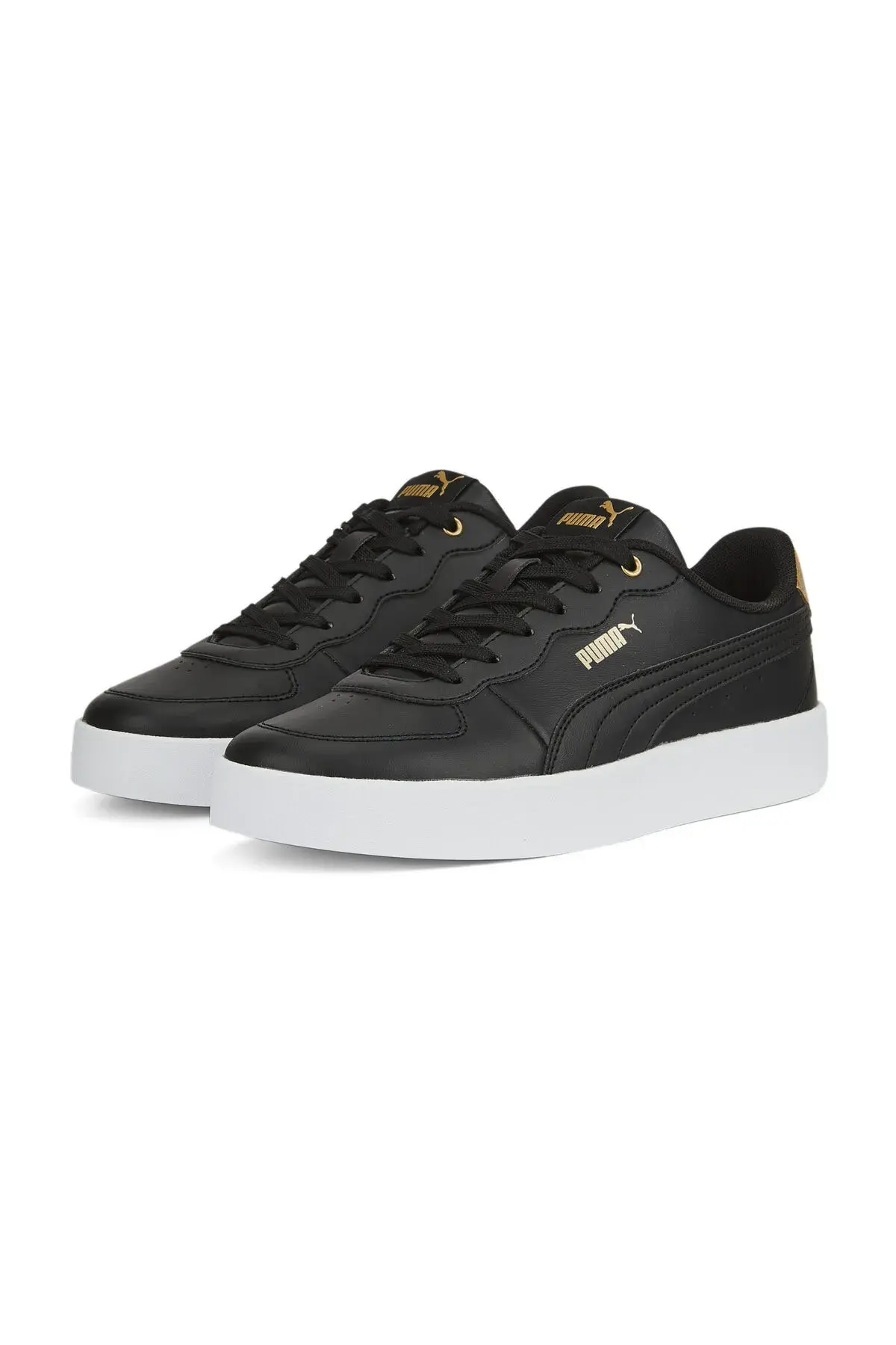 Puma Skye Clean Distressed Siyah Kadın Günlük Spor Ayakkabı