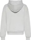 Calvin Klein ARCHIVE LOGO FRENCH TERRY FZ HOO Kadın Gri Fermuarlı Sweatshirt
