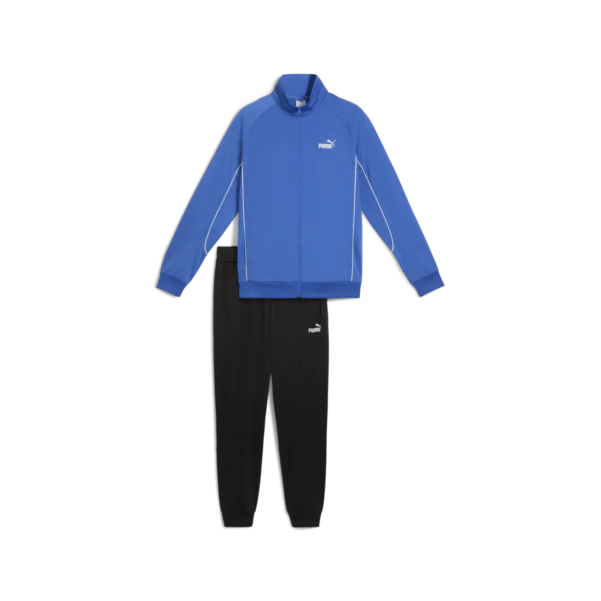 Puma Poly Piping Suit Mavi Erkek Dik Yaka Eşofman Takımı