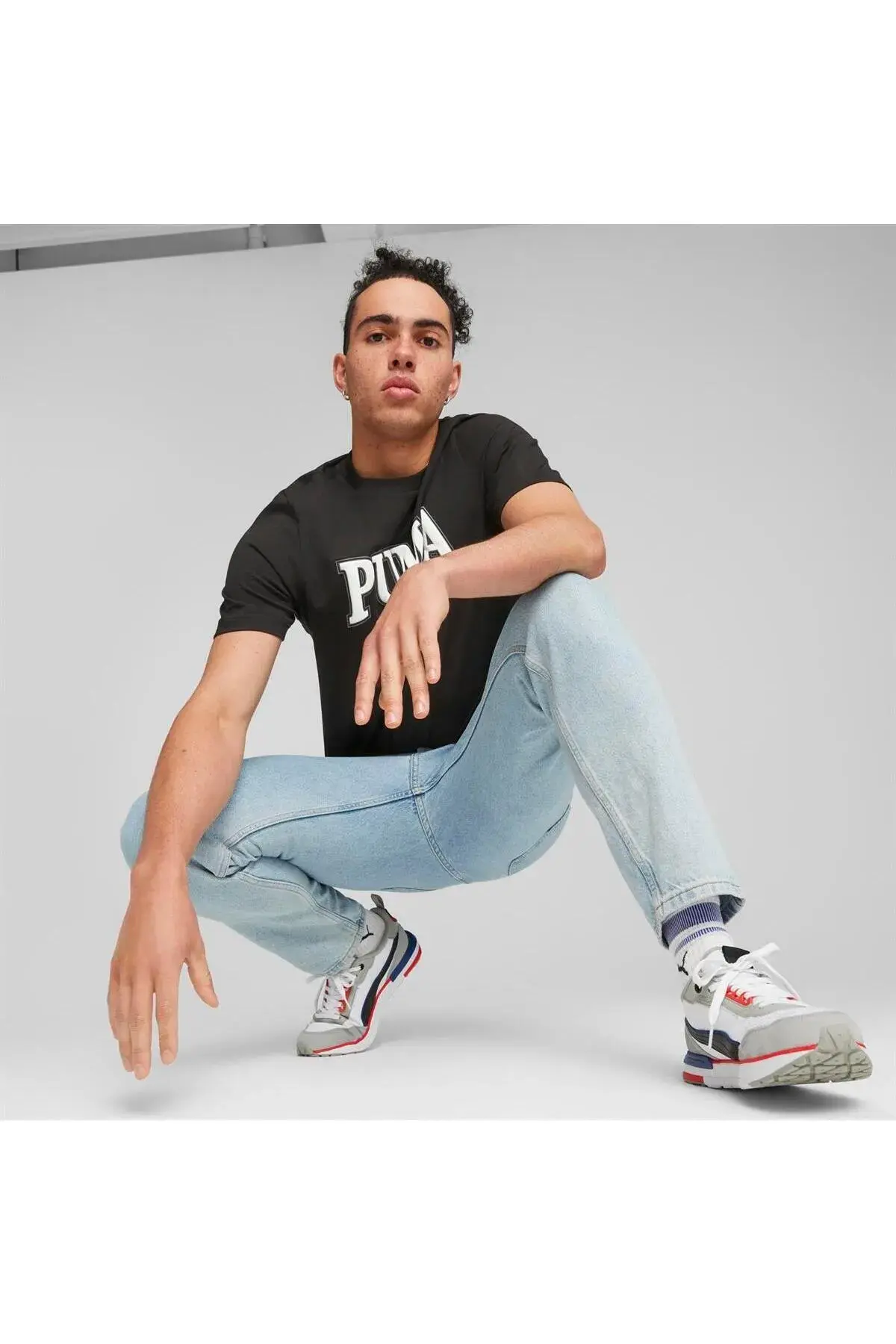Puma SQUAD Tee Siyah Erkek T-Shirt