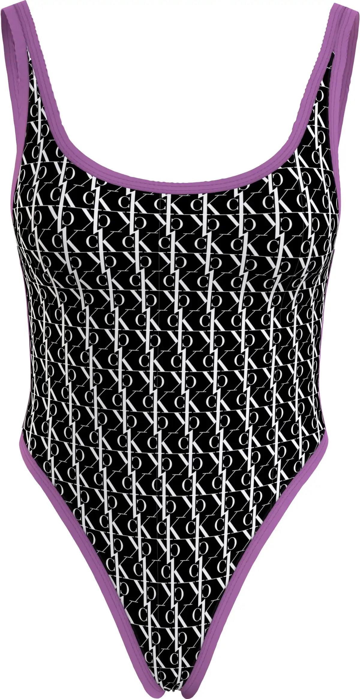 Calvin Klein SCOOP BACK ONE PIECE Kadın Siyah Mayo