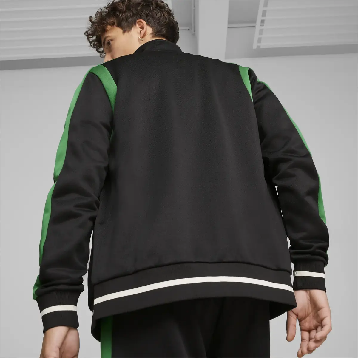 Puma T7 FOR THE FANBASE Track Jacket PT Siyah Erkek Sweatshirt