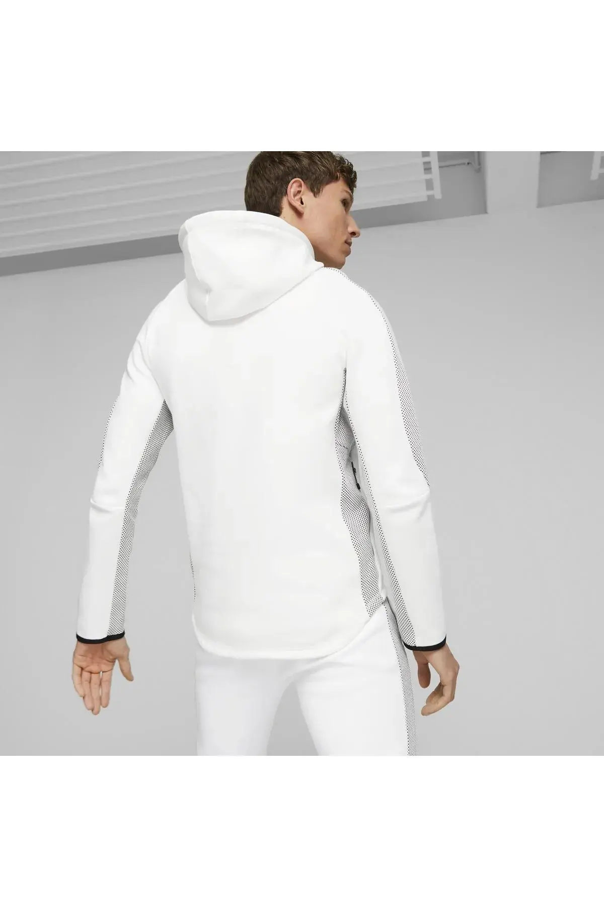 Puma EVOSTRIPE Hoodie DK Beyaz Erkek Hoodie