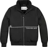 Calvin Klein LINED LOGO JACKET Erkek Siyah Mont