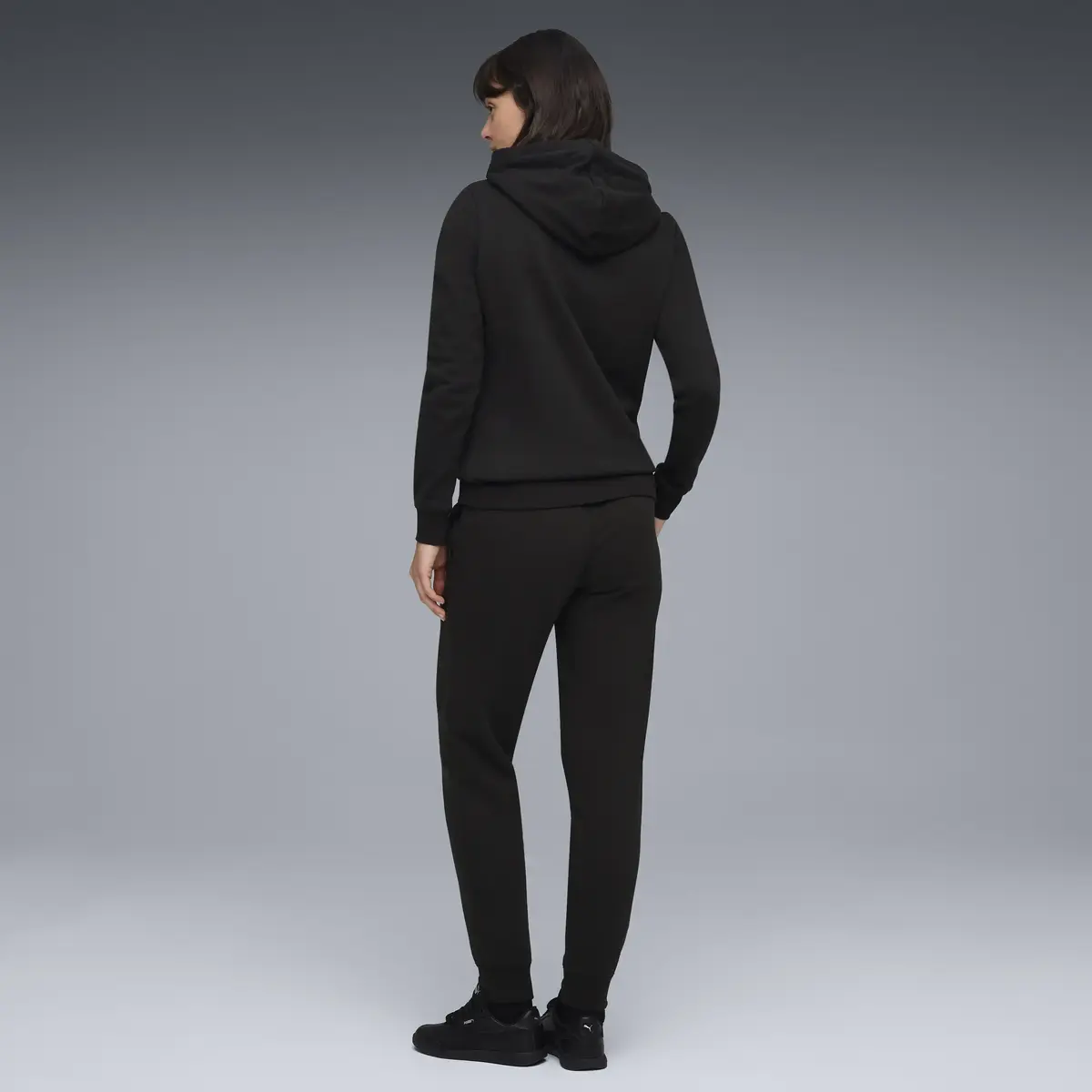 Puma Hooded Sweat Suit Siyah Kadın Sweatshirt