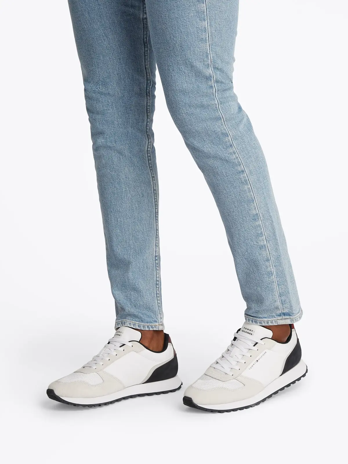 Tommy Hilfiger NEW RUNNER EVA MIX Beyaz Erkek Spor Ayakkabı & Sneaker