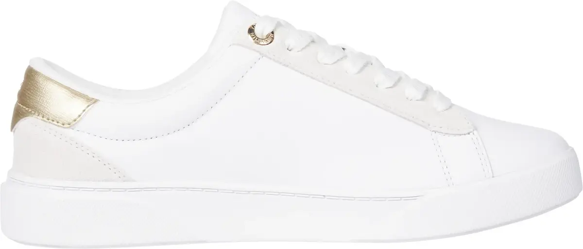 Tommy Hilfiger CHIC COURT SNEAKER, YBS Beyaz Kadın Spor Ayakkabı & Sneaker