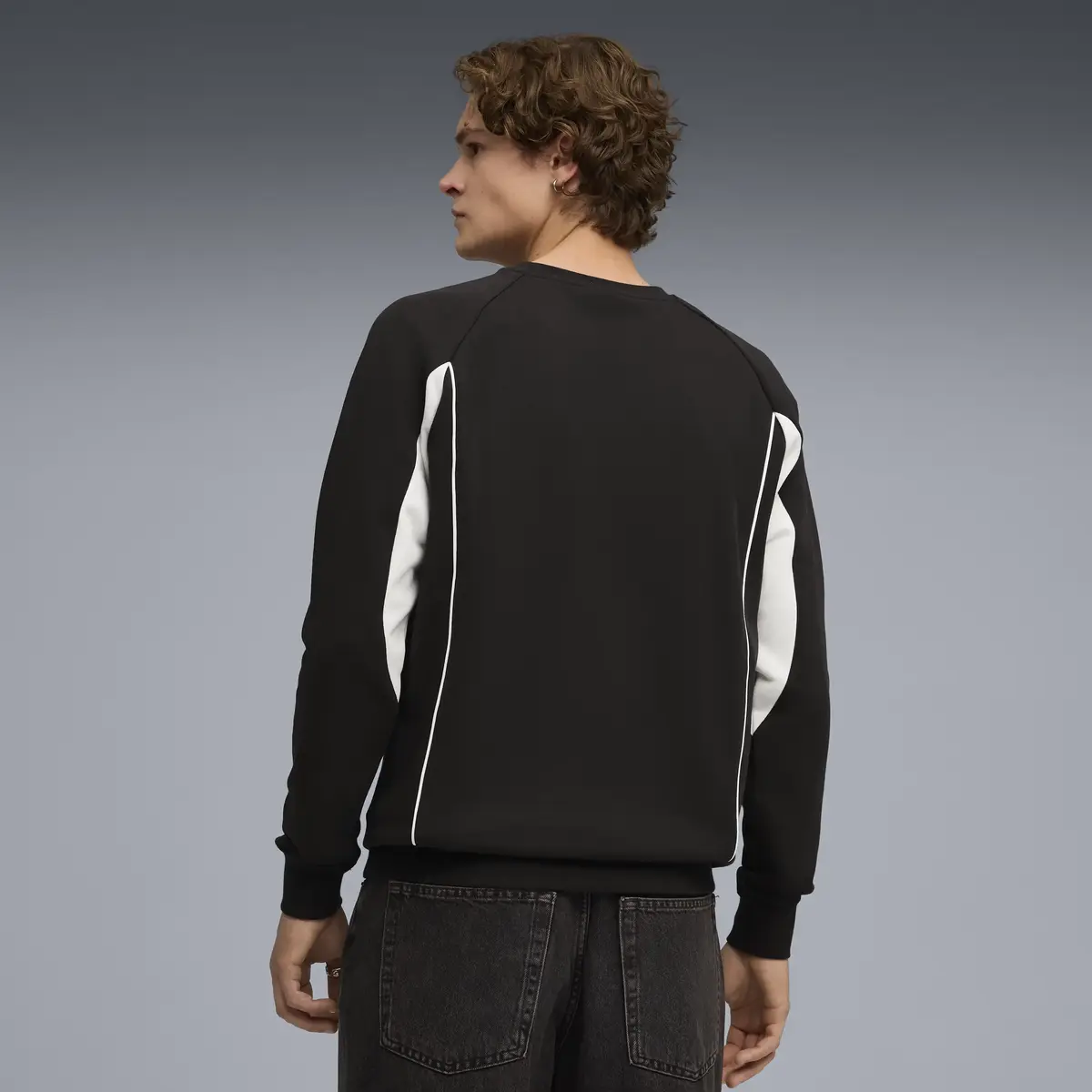 Puma SPORT Crew TR Siyah Erkek Sweatshirt