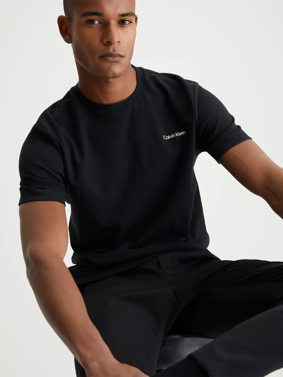 Calvin Klein Siyah Erkek T-Shirt & Polo