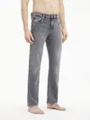 Calvin Klein SLIM Erkek Gri Kot Pantolon