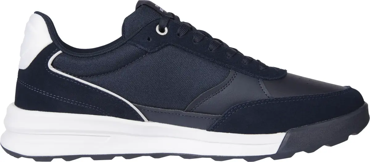 Tommy Hilfiger RETRO RUNNER MIX RWB, DW5 Siyah Erkek Spor Ayakkabı & Sneaker