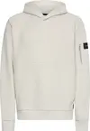 Calvin Klein SOFT STRUCTURED HOOD Erkek Krem Hoodie