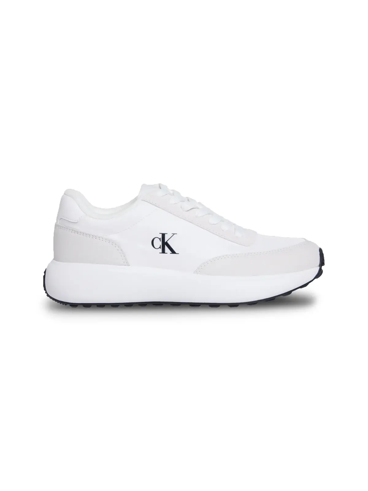 Calvin Klein ATHLE RUNNER NYLON M, 0LH Beyaz Kadın Spor Ayakkabı