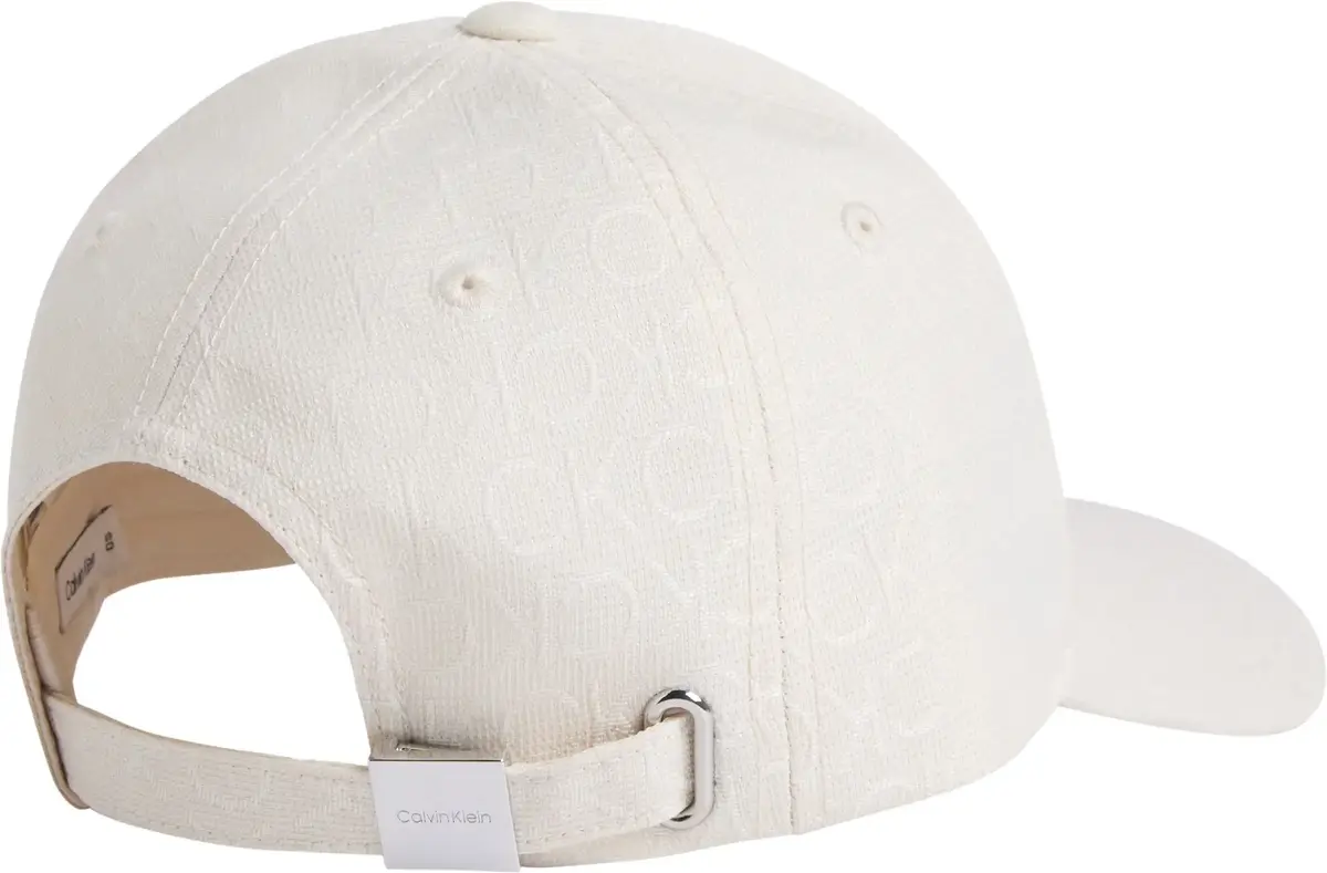 Calvin Klein MONOGRAM JACQUARD CA, YAO Krem Kadın Şapka