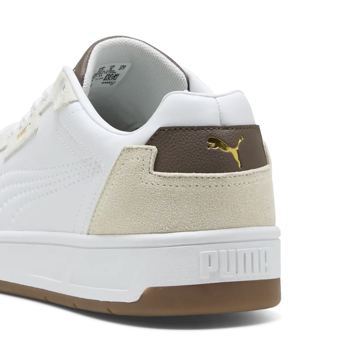 PUMA Court Classic Lux SD Erkek Kahverengi Günlük Sneaker Ayakkabı