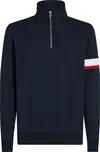 Tommy Hilfiger RWB INSERT 1/4 ZIP, DW5 Siyah Erkek Sweatshirt