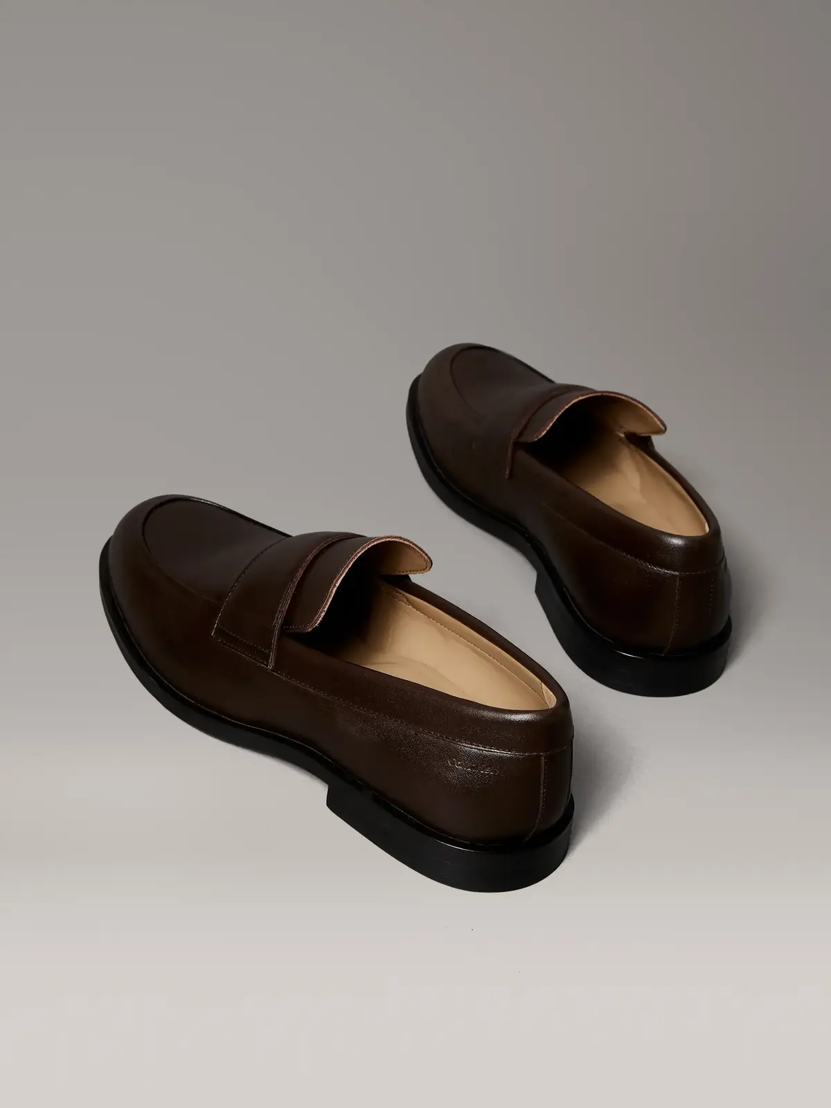 Calvin Klein ESS RUBBER BAND LOAFERS Kahverengi Erkek Loafer Ayakkabı