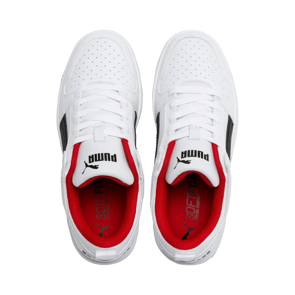 Puma Rebound Layup Lo SL Jr Beyaz Erkek Çocuk Spor Ayakkabı