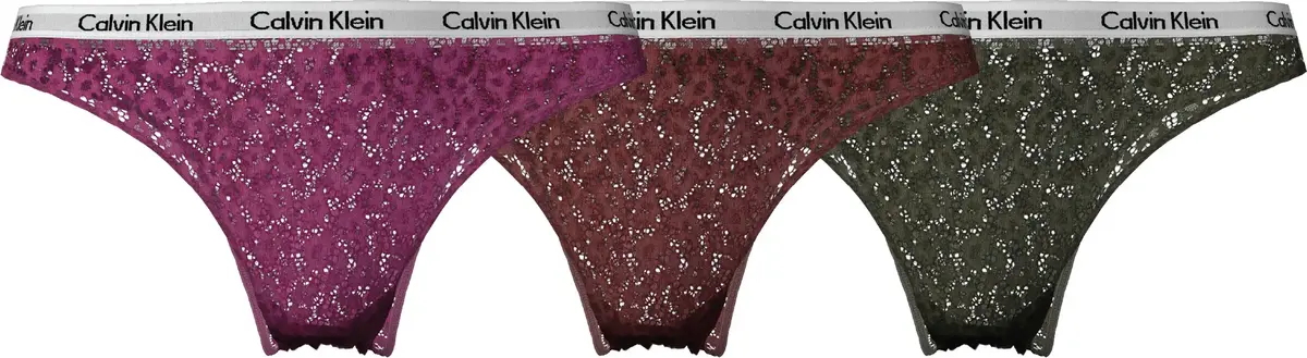 Calvin Klein BRAZILIAN 3PK Kadın Pembe Brazilian Külot
