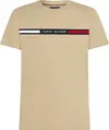 Tommy Hilfiger HILFIGER CHEST INSER, RBT Bej Erkek T-Shirt & Polo