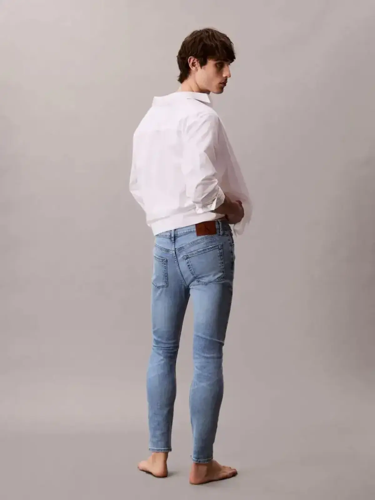 Calvin Klein SLIM TAPER CATALINA ECO COOL JEA Mavi Erkek Jeans