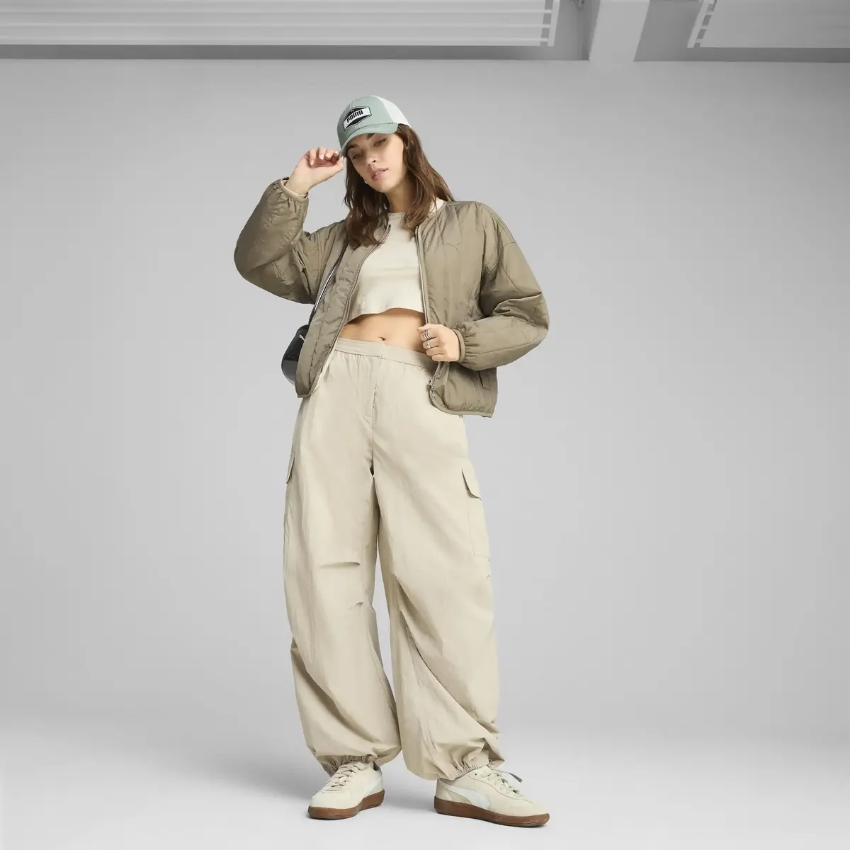 PUMA Reversible Liner Jacket Yeşil Kadın Ceket