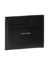 Calvin Klein EMBLEM HW PEBBLE CAR Siyah Kartlık