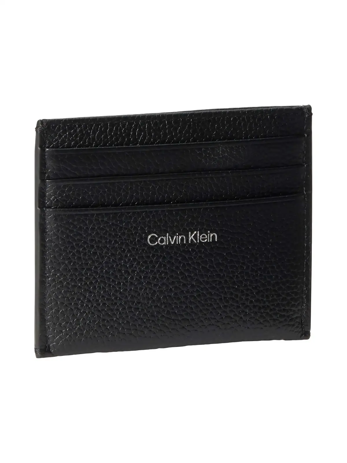 Calvin Klein EMBLEM HW PEBBLE CAR Siyah Kartlık