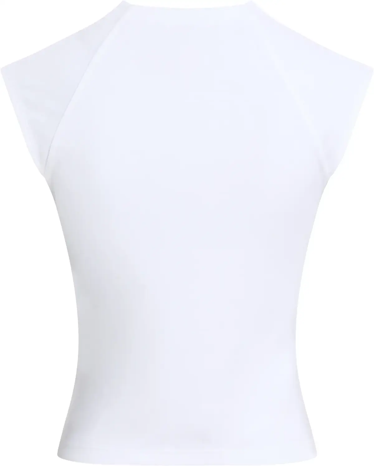 Calvin Klein LIQUID TOUCH TOP, YAA Beyaz Kadın T-Shirt & Polo