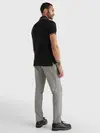 Tommy Hilfiger CORE TOMMY TIPPED SL Erkek Siyah Polo T-Shirt