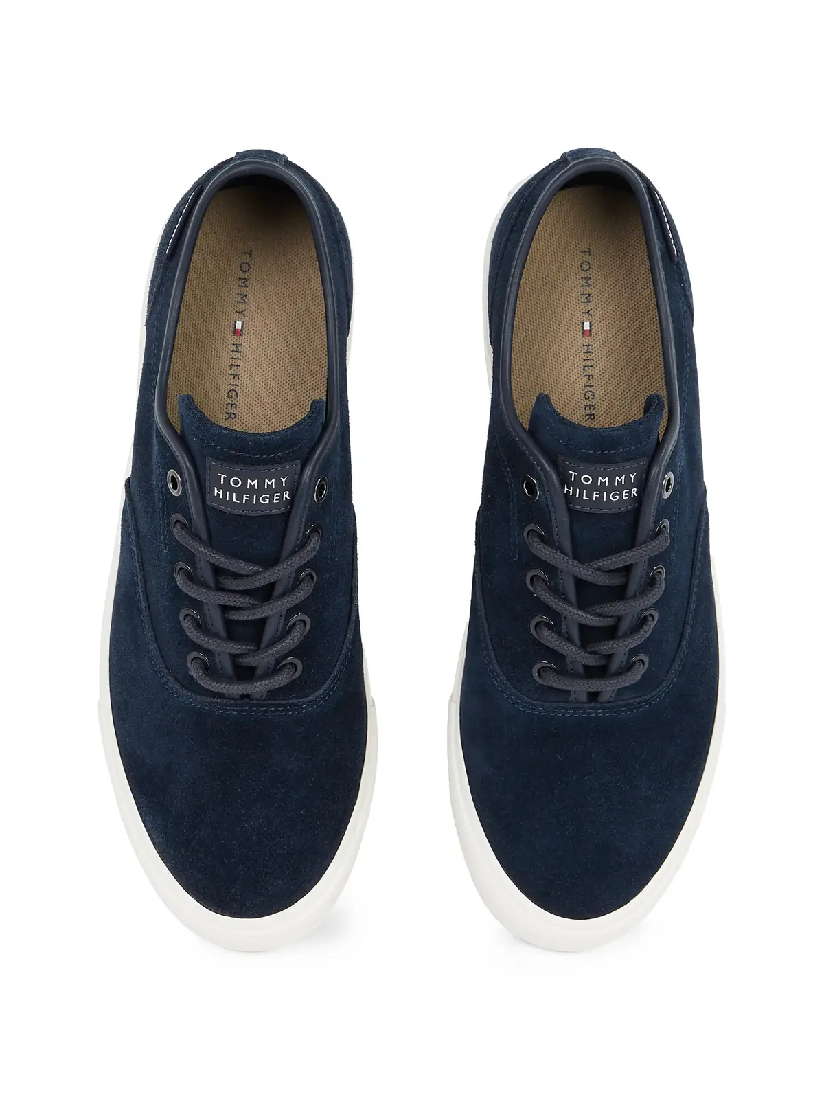 Tommy Hilfiger TH HI VULC LOW OXFOR Mavi Erkek Spor Ayakkabı & Sneaker
