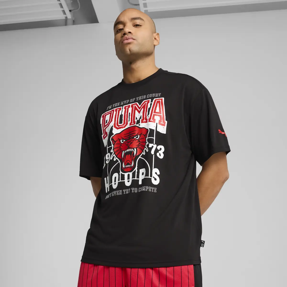 Puma Rival Rage Tee 4 Siyah Erkek T-Shirt & Polo