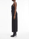 Calvin Klein RECYCLED CDC MIDI SL Kadın Siyah Elbise