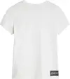 Calvin Klein INSTITUTIONAL SLIM T Kadın Beyaz T-Shirt