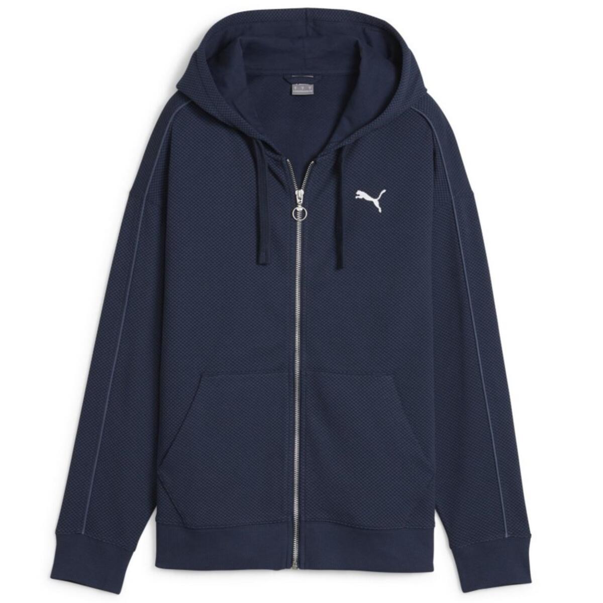Puma HER Full-Zip Hoodie Lacivert Kadın Fermuarlı Ceket