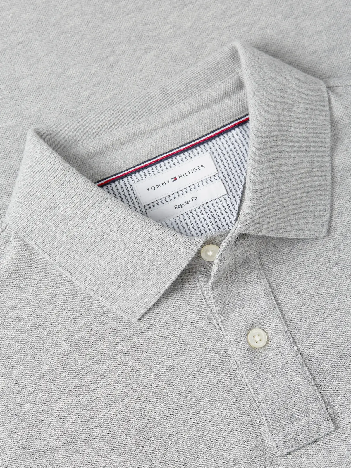 Tommy Hilfiger 1985 REGULAR POLO Erkek Gri T-Shirt