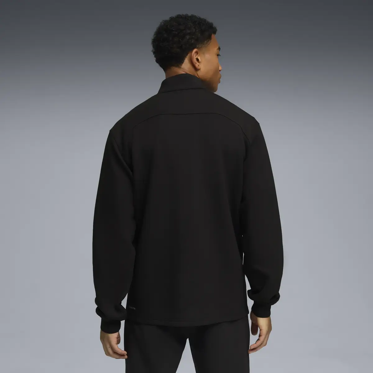 Puma M CLOUDSPUN JACKET Siyah Erkek Fermuarlı Üst